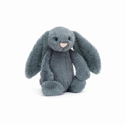 Jellycat Bashful Dusky Blue Bunnies Australia | 795081VTF